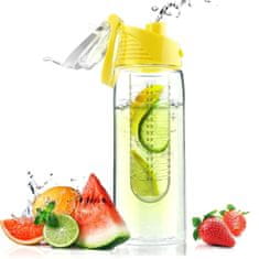 Asobu designová fresh láhev s infuserem Flavour It žlutá 600ml