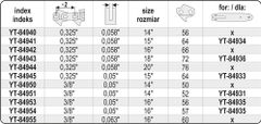 YATO Řetěz pro motorovou pilu 13" 0,325