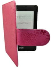 Durable Lock Amazon Kindle Paperwhite Butterfly B02 - tmavě růžová