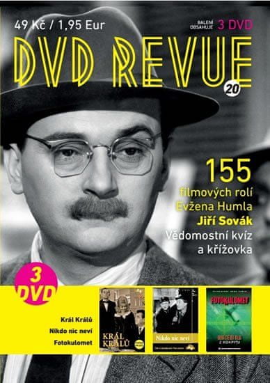 DVD Revue 20: Král Králů, Nikdo nic neví a Fotokulomet: Druhá světová válka z kokpitu (3DVD)