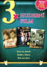 3x Hudební film - Starci na chmelu, Bylo nás deset, Hudba z Marsu /papírové pošetky/ (3DVD)