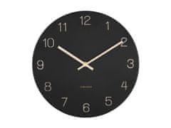 Karlsson Designové nástěnné hodiny 5788BK Karlsson 30cm