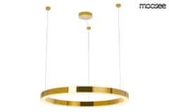 KINGHOME Závěsná lampa MOOSEE RING LUXURY 90 gold - LED, chromované zlato