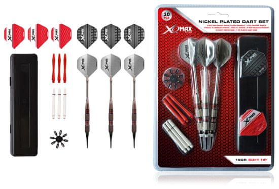 XQMax Darts Dartset - Šipky Soft - 18g - 7000690