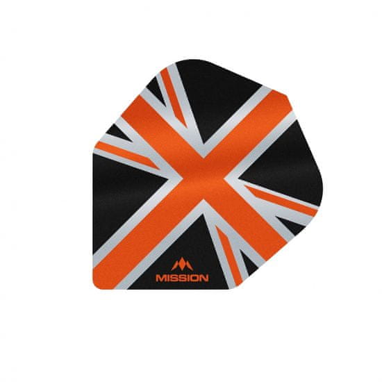 Mission Letky Alliance Union Jack No6 - Black / Orange F3100