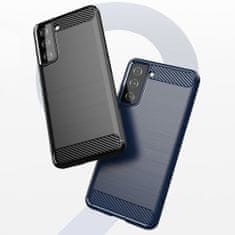 IZMAEL Pouzdro Carbon Bush TPU pre Samsung Galaxy S21 5G - Modrá KP9512