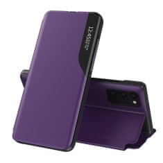 IZMAEL Elegantní knižkové pouzdro View Case pro Samsung Galaxy A12/Galaxy M12 - Fialová KP10611