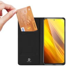 Dux Ducis Diářové pouzdro DUX DUCIS Skin Pro pro Xiaomi Poco X3 NFC/Poco X3 Pro - Černá KP24682