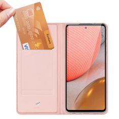 Dux Ducis Skin knížkové pouzdro na Samsung Galaxy A72 / A72 5G pink