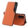 Elegantní knižkové pouzdro View Case pro Samsung Galaxy A32 5G - Oranžová KP10866