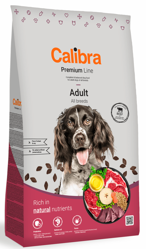 Calibra Dog Premium Line Adult Beef 3 kg NEW