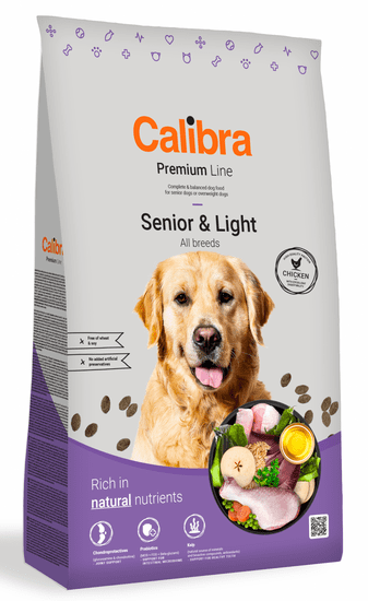 Calibra Dog Premium Line Senior & Light 3 kg NEW