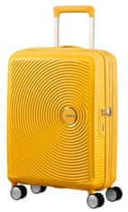 American Tourister Cestovní kufr na čtyřech kolečkách. SOUNDBOX SPINNER 55 EXP Golden Yellow