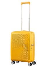 American Tourister Cestovní kufr na čtyřech kolečkách. SOUNDBOX SPINNER 55 EXP Golden Yellow