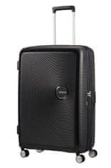 American Tourister Cestovní kufr na čtyřech kolečkách. SOUNDBOX SPINNER 77 EXP Bass Black
