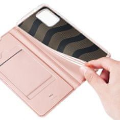 Dux Ducis Skin Pro knížkové kožené pouzdro na Xiaomi Poco M3 / Redmi 9T, růžové