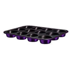 Berlingerhaus Forma na muffiny s nepřilnavým povrchem 12 ks Purple Metallic Line BH-6800