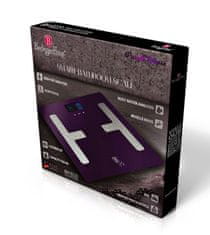 Berlingerhaus Osobní váha Smart s tělesnou analýzou 150 kg Purple Metallic Line