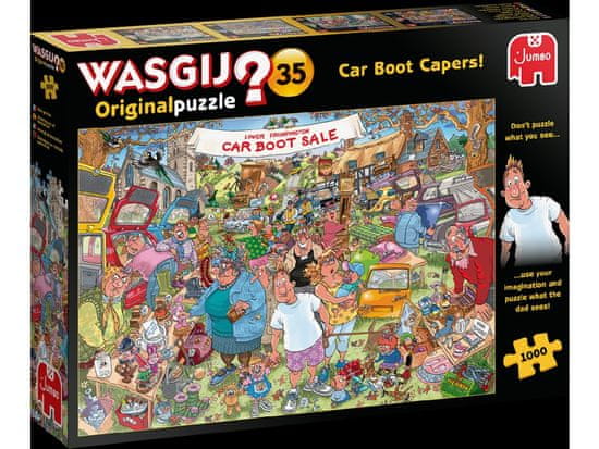 Jumbo  Puzzle WASGIJ 35: Bleší trh 1000 dílků