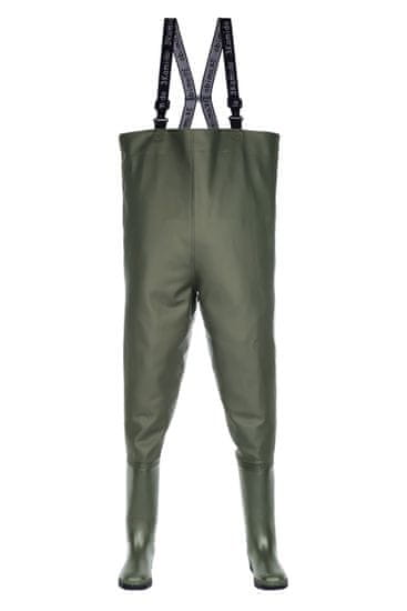 3Kamido Pánské brodící kalhoty CLASSIC, Rybářské kalhoty do hrudníku, prsačky, kalhotoboty k dispozici ve dvou barvách, Zelená (olivová)