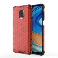 IZMAEL Honeycomb pouzdr pro Xiaomi Redmi Note 9S/Redmi Note 9 Pro - Červená KP10279