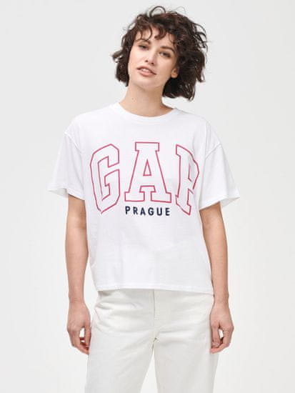 Gap Tričko Logo Prague easy short sleeve tee