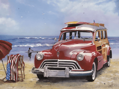 Gaira® Malování podle čísel Car on the beach M3687YT