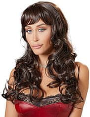 Cottelli Collection Cottelli Wig Long Dark Brown, vlnitá hnědá paruka 55 cm