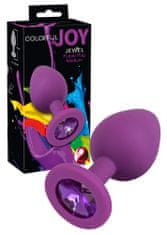 You2toys Colorful Joy Jewel Purple Plug medium