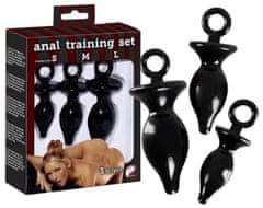 You2toys You2Toys Anal Training Set 3ks černých kolíčků