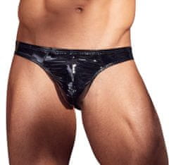 Black Level Black Level Men Vinyl G-String RIO černá pánská tanga M