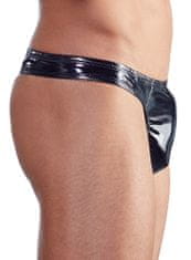 Black Level Black Level Men Vinyl G-String RIO černá pánská tanga M