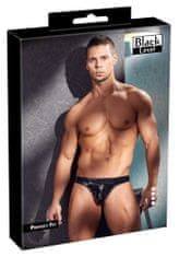 Black Level Black Level Men Vinyl G-String RIO černá pánská tanga M