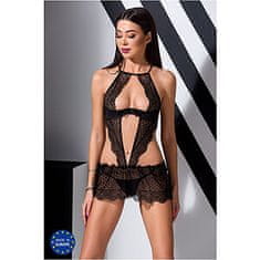 Passion Passion YONA Chemise, černá erotická košilka S/M