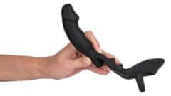 Black Velvets Black Velvets Ring & Vibro Plug - vibrační masér prostaty a kroužek kolem penisu