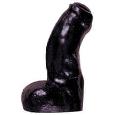 All Black All Black Dildo 17 cm, masivní realistické dildo s průměrem 6 cm