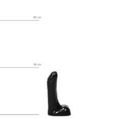 All Black All Black Realistic Dildo Extra Small 8,5 cm, realistické dildo s průměrem 2 cm