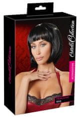 Cottelli Collection Cottelli Wig Bob Black, černá paruka krátký účes 28 cm