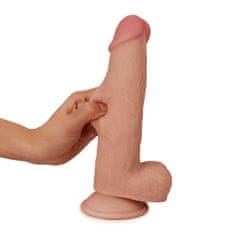 Lovetoy LoveToy Skinlike Soft Cock 7" (18 cm), realistické dildo s přísavkou