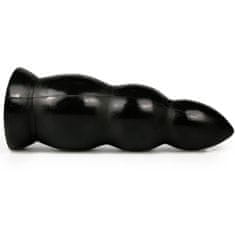 All Black All Black Dildo 23 cm, masivní baculatý kolík s průměrem 8 cm