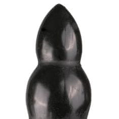 All Black All Black Dildo 23 cm, masivní baculatý kolík s průměrem 8 cm