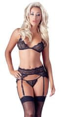 Cottelli Collection Cottelli Lace Suspender Set S