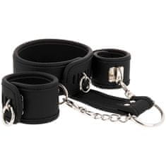 FETISH SUBMISSIVE Silný obojek s poutama Fetish Submissive BOUND NECK TO WRIST RESTRAINTS