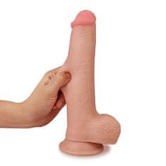 Lovetoy LoveToy Skinlike Soft Cock 8" (20 cm), realistické dildo s přísavkou