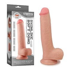 Lovetoy LoveToy Skinlike Soft Cock 8" (20 cm), realistické dildo s přísavkou