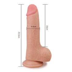 Lovetoy LoveToy Skinlike Soft Cock 7.5" (19 cm), realistické dildo s přísavkou