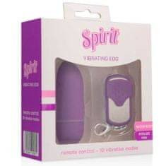 Action Spirit Large Vibrating Egg Remote purple