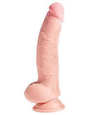 King Cock Zahnuté dildo King Cock Plus Triple Density 8" (20 cm)