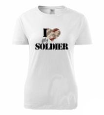 STRIKER Dámské army tričko I love my soldier Velikost: XL