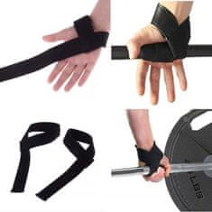 Pure2Improve Pásky na posilování P2I - Lifting Straps 60 cm